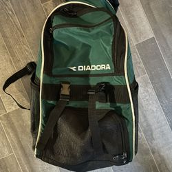 Diadora Squadra Backpack Basketball Soccer  Volleyball Football Bag Green