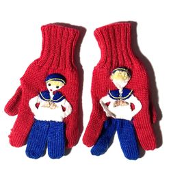 Vintage Child’s Sailor Gloves 