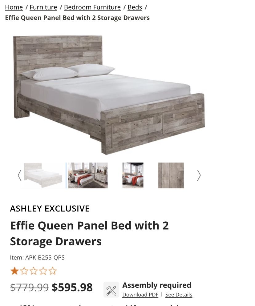 Bed  Sz f/q New mattress included