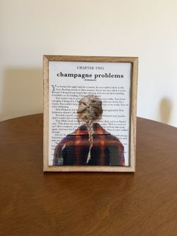 Taylor Swift Framed Art - Champagne Problems Lyrics