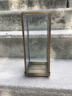 Brass and Glass Display Case