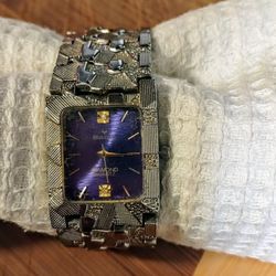 Men's Diamond Quartz Boulevard Watch As Is