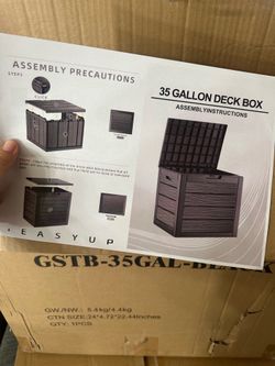35 gallon deck box