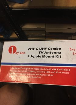 TV Antenna + J-pole Mount Kit