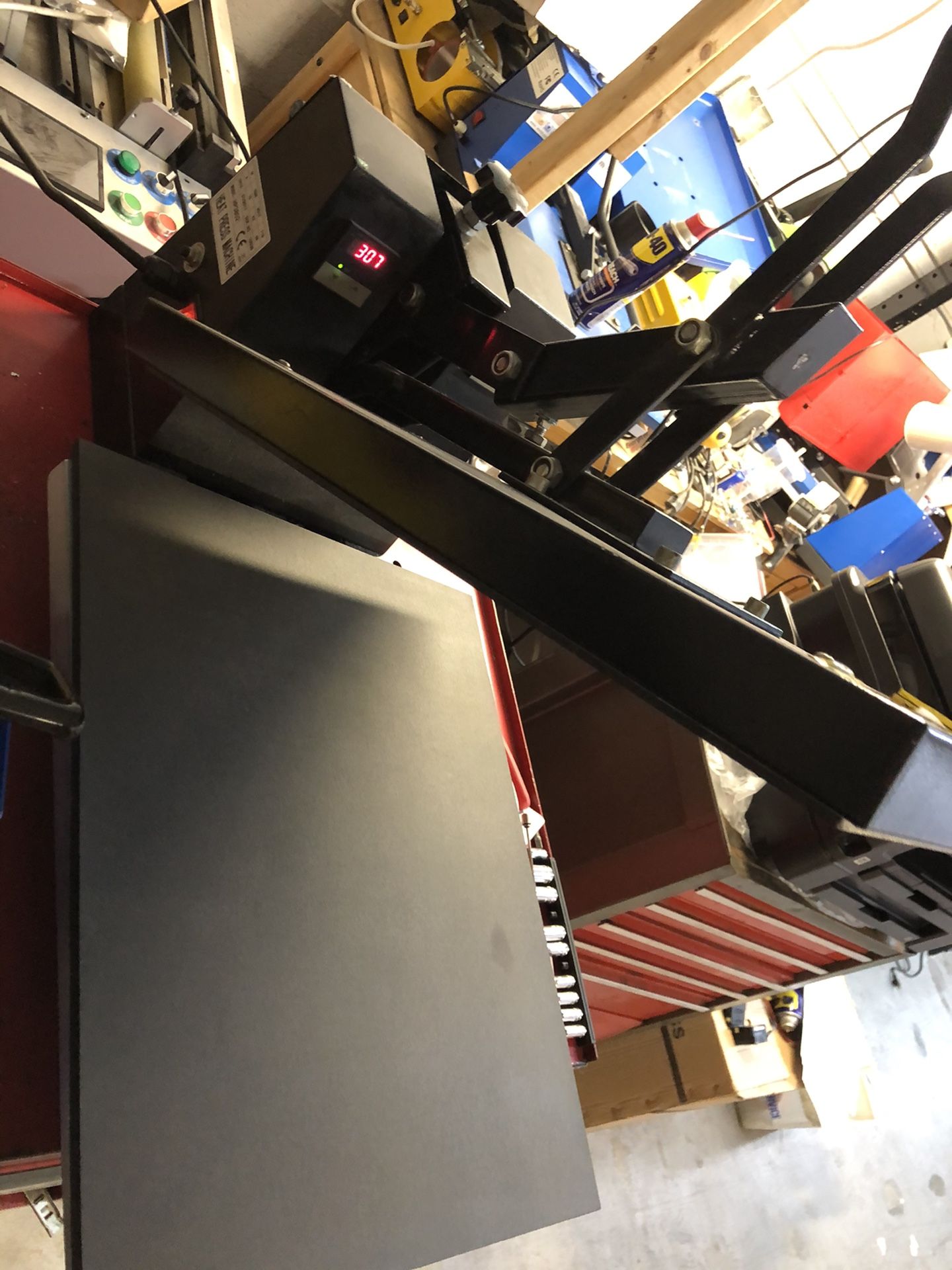 Heat press machine 16x20 used