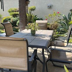 Patio Table With 6 Chairs 