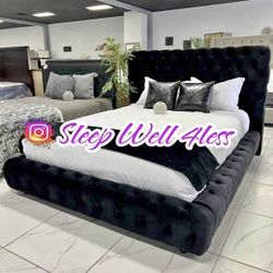 NEW  QUEEN BED FRAME AND MATTRESS 