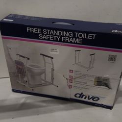 “ New”Free Standing Toilet Safety Frame(white)retail$69