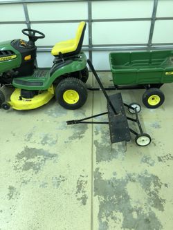 John deere d125 riding mower sale