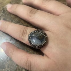Silver Aqeeq Men’s Ring 