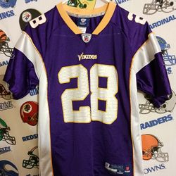 2007 Reebok Adrian Peterson Minnesota Vikings Nfl Football Jersey