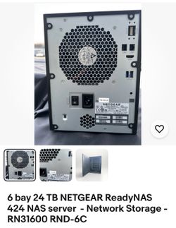 24 TB 6 BAY NetGear Storage 