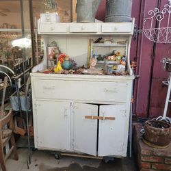Antique Kitchen Cabinet 