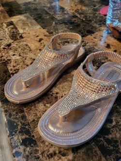 Brand New Beautiful Bling Sandles Sz 13 Girls