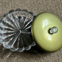 Vintage Candy Dish With Lid