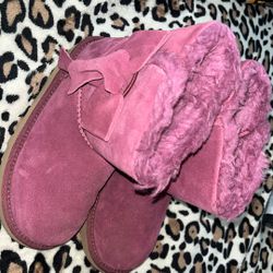 Kids Dark Pink Ugg boots