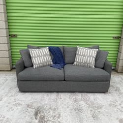 *Free Delivery* Gray Crate & Barrel Couch Sofa 3 Seater