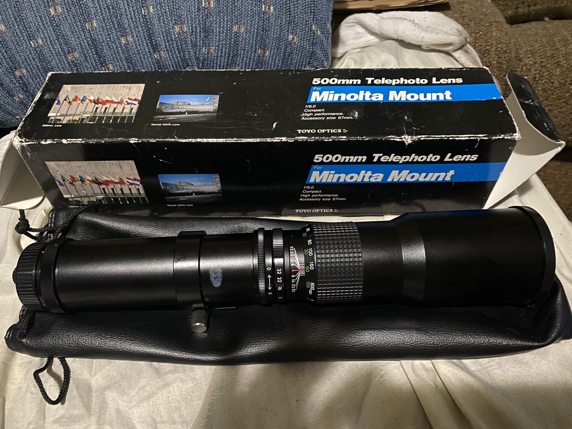 You/five Star 500mm Lens For Minolta Mount