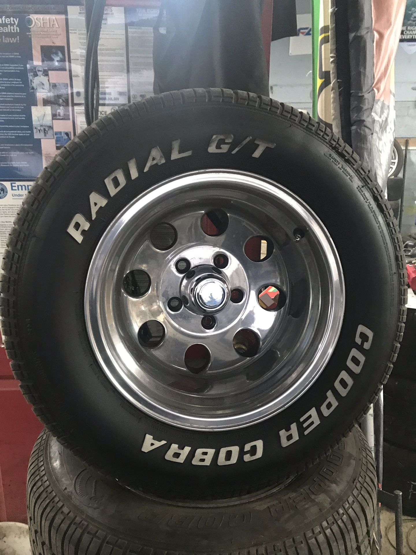 Selling 15x10 inch rims and tire size 295-50-15 $650