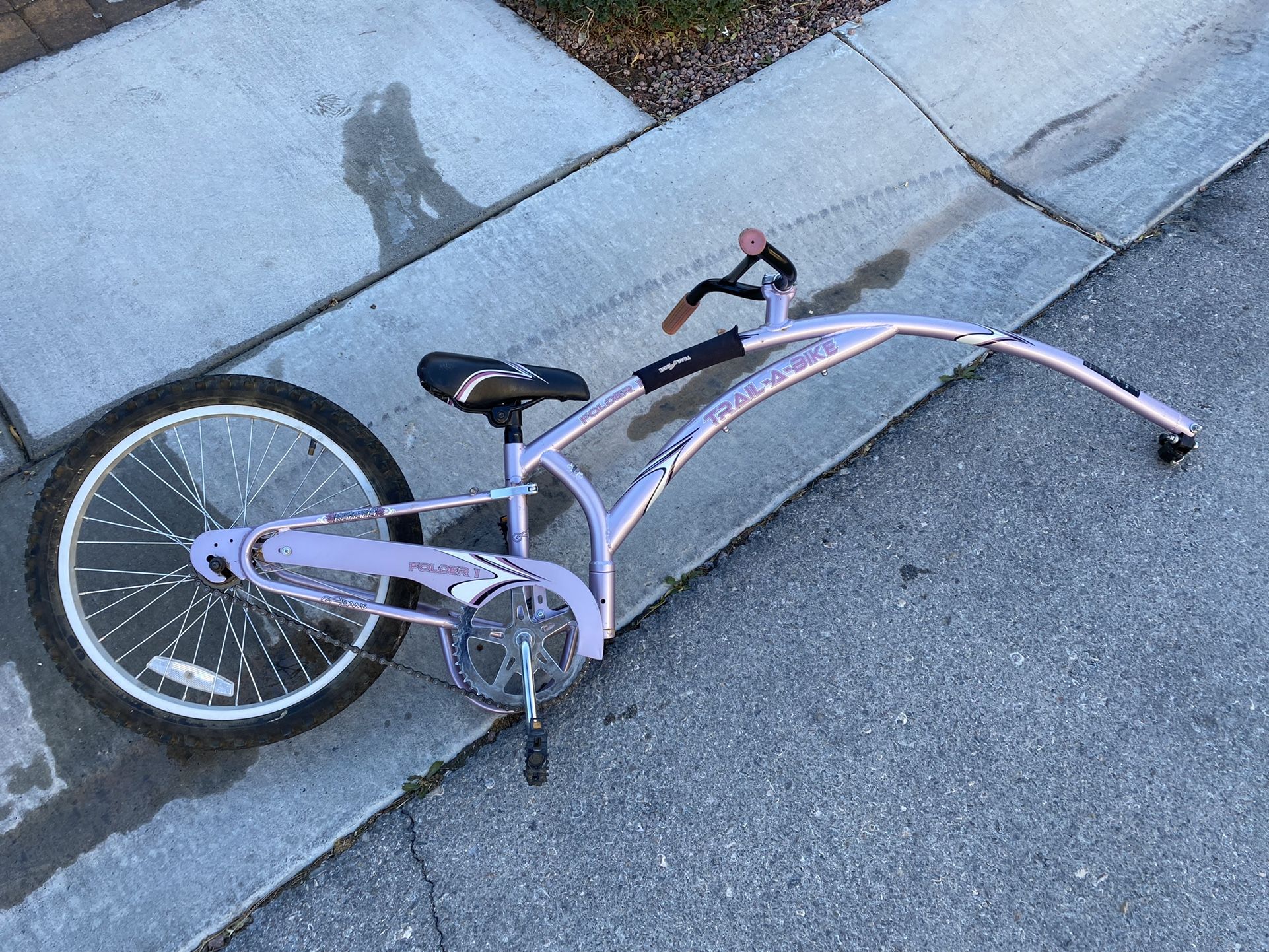 Trail-a-bike Tandem Attachment For Kids