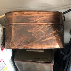 Vintage 100% Copper Bin 