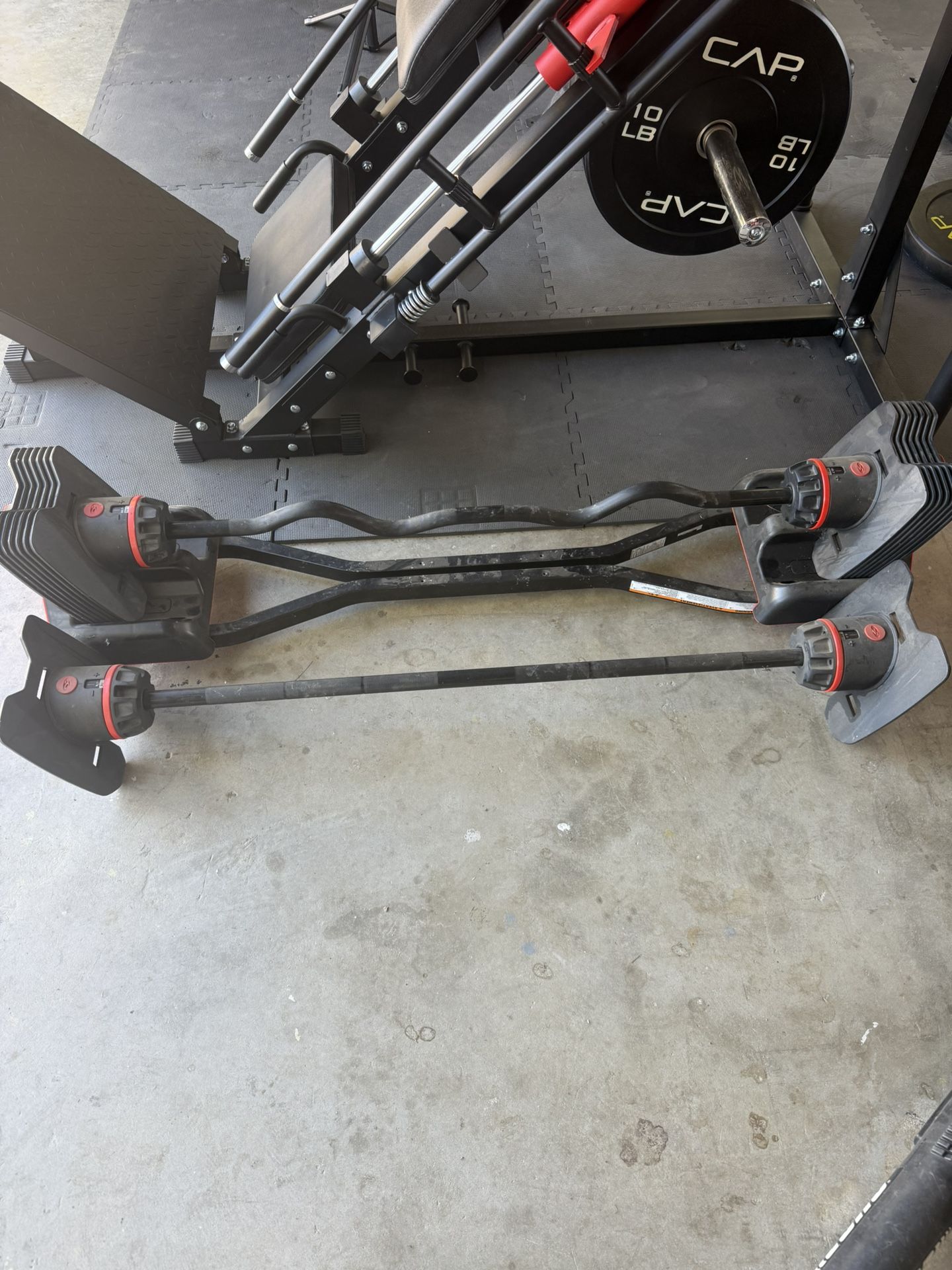 BowFlex SelectTech 2080 Barbell w/ Curl Bar