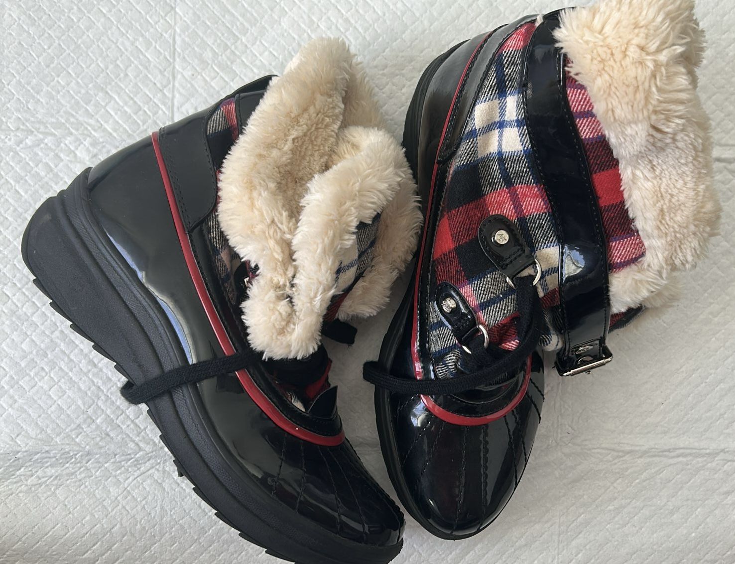 Anne Klein Sport Gallup Winter Ankle Boots. Size 10.
