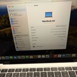 Macbook Air Retina 2019 1.6GHZ  Dual Core Intel Core I5 16gb Of Ram 500gb Flash Drive Running macOS Sonoma In Excellent Condition