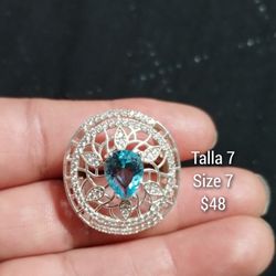 925 Sterling Silver Women's Rings/Anillos De Plata 925 Para Dama 