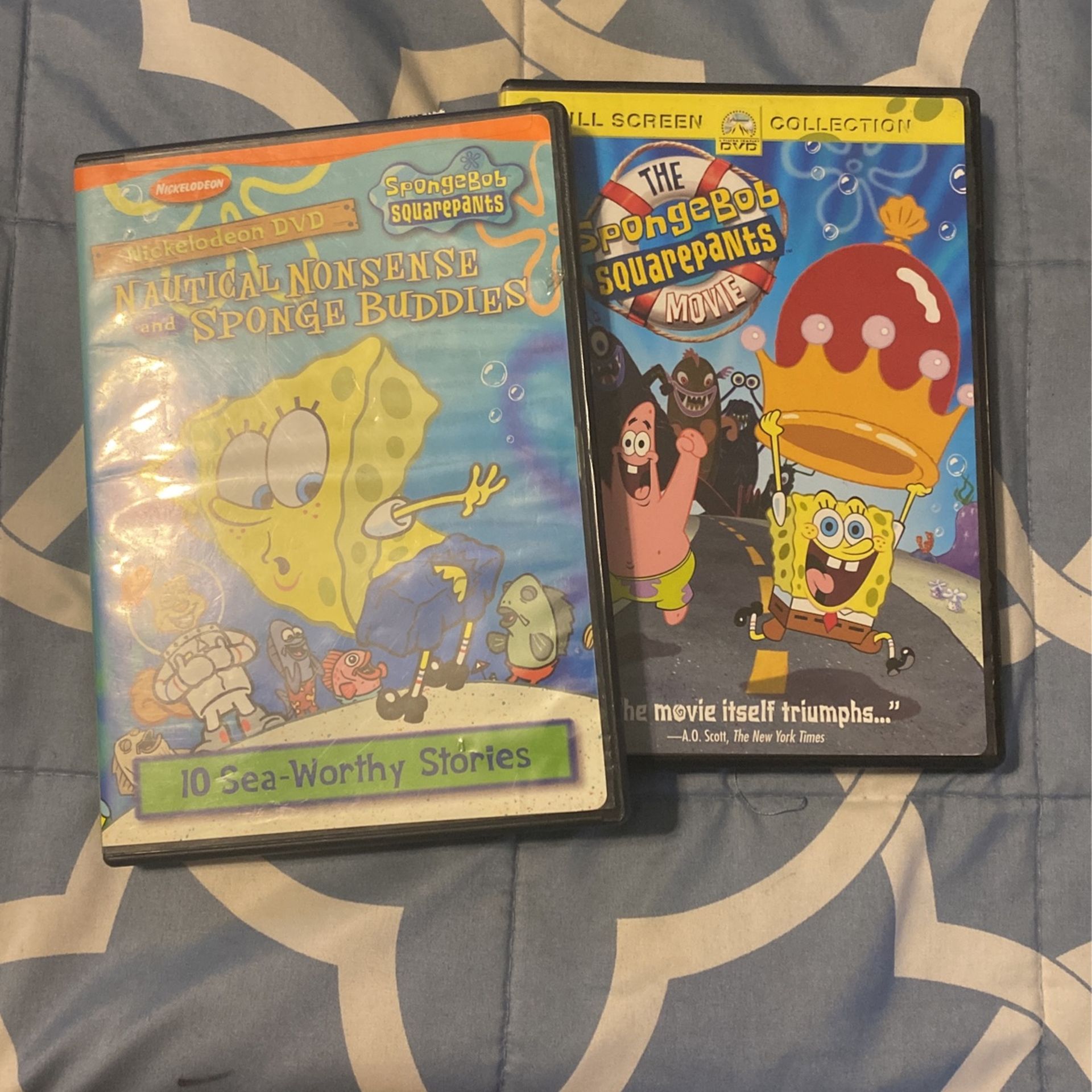 2 Spongebob Movies Disc Still Work