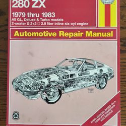 Haynes Datsun 280ZX Automotive Repair Manual, 1979-83