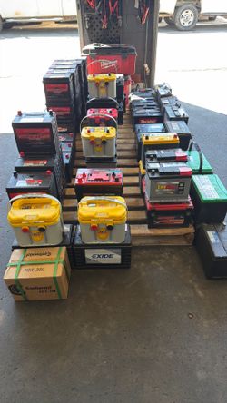 Car Battery 24f H5 34 78 65 48 49 47 H6 H7 51r 94r 86 H8 H9 Truck SUV And Car Batteries with Warranty. $60 + Core. Bateria para cualquier carro COVINA