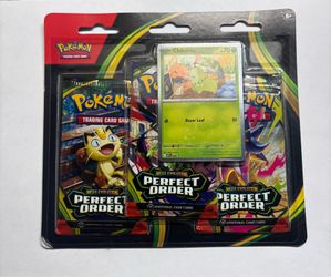 Mega Evolution Perfect Order 3 Pack Blister