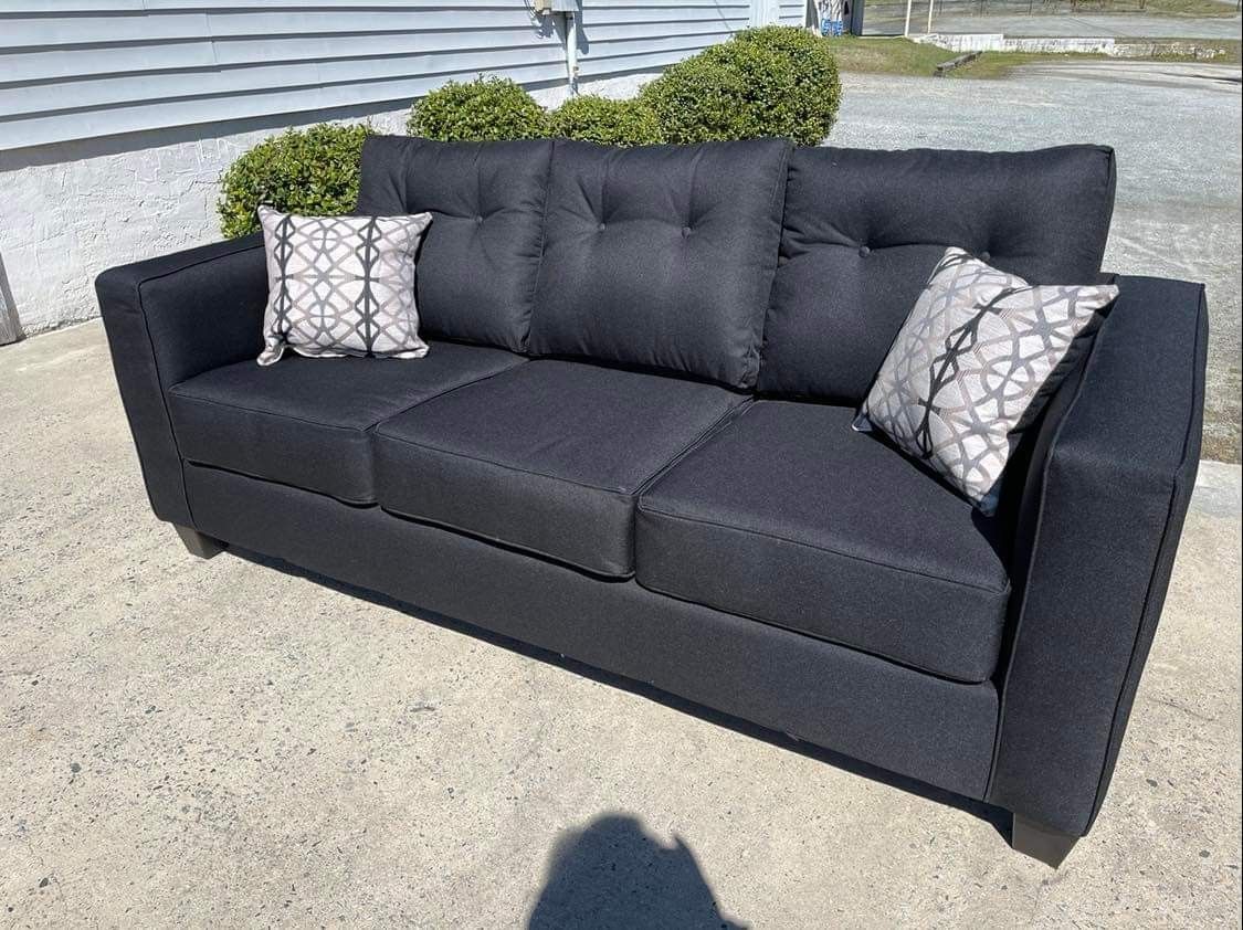 Brand New Black Sofa And Loveseat