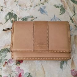 Coach leather wallet