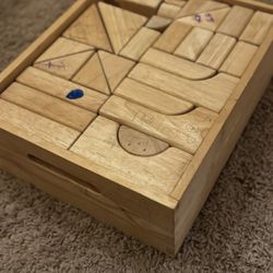 Full Set Of Wooden Blocks For Kids