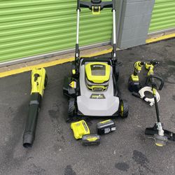 Ryobi 40v Lawn Care Bundle 