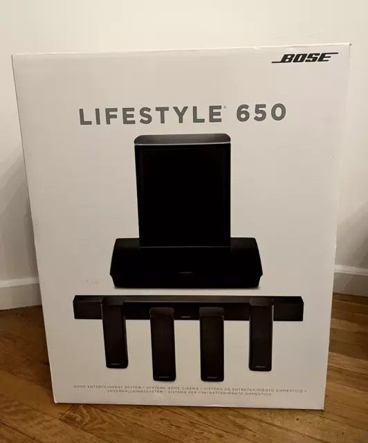 Bose Lifestyle 650 Home Theater System With Omnijewel Speakers