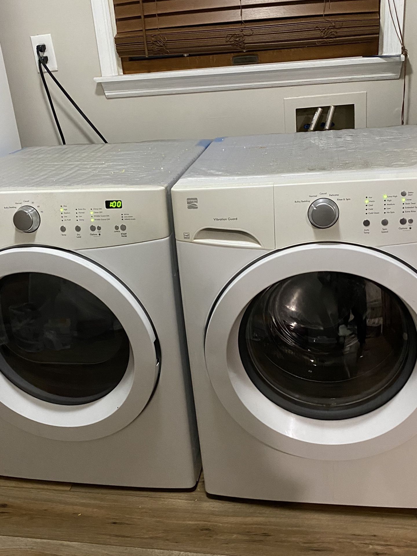 Kenmore Washing Machine and Dryer (sold separately)