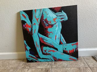 Abstract Figure Canvas Wall Art Painting