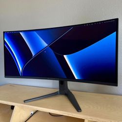 AlienWare 34” UltraWide 165Hz Gaming Monitor 👽👾 1440p 2K QD-OLED with HDR 💪🏼 AW3423DWF