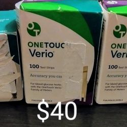 Once Touch Lancets & Testing Strips 