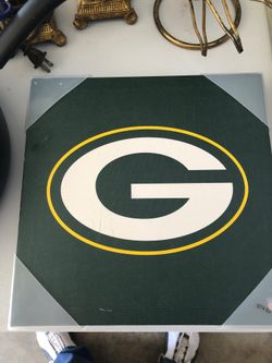Green Bay Packers picture frame canvas brand new 12 x 12 picture frame
