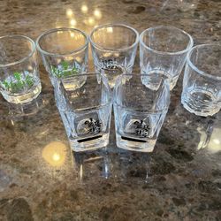 7 soju shot glasses