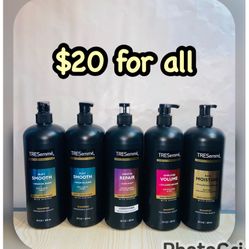 TRESEMMÉ BUNDLE, $20 for all(4 shampoos 28 fl oz  & 1 Conditioner 28 fl oz)