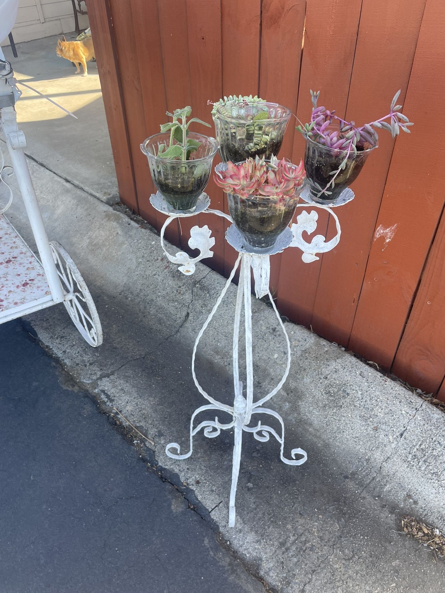 French Style Flower Cart