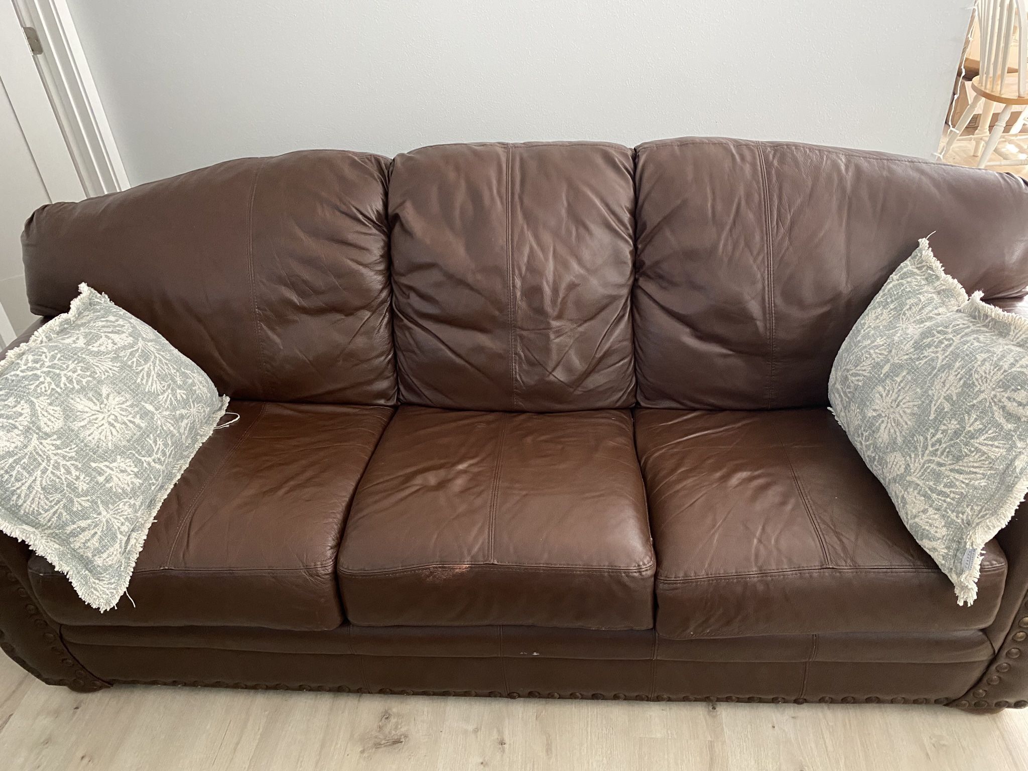 Leather Couch - FREE