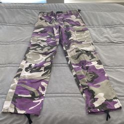 Purple Camo Pants 