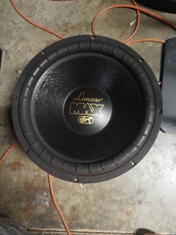 "Lanzar 15 Inch Sub Raw Driver In Mint Condition!"$100 Firm!