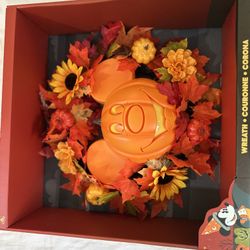 Large Disney fall/Halloween wreath